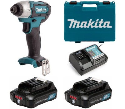 MAKITA Ударный шуруповерт TD110DWAE, 2Ач, с двумя аккумуляторами