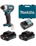 MAKITA Ударный шуруповерт TD110DWAE, 2Ач, с двумя аккумуляторами