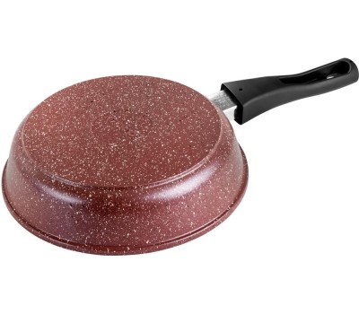 Сковорода ГОРНИЦА Сковорода а/пр литая 24см съемн/руч стекл/кр Шоколад ТМ
