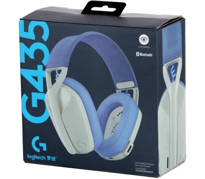 LOGITECH Гарнитура игровая G435 LightSpeed White