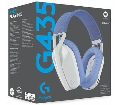 LOGITECH Гарнитура игровая G435 LightSpeed White