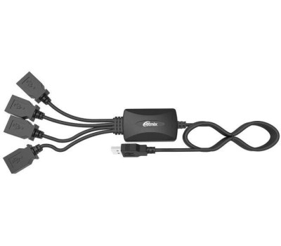 RITMIX Хаб (разветвитель) CR-2405, черный [15119259]