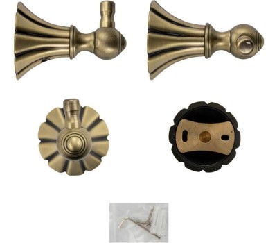 МАГНУС - Крючок одинарный, цвет БРОНЗА. 95114