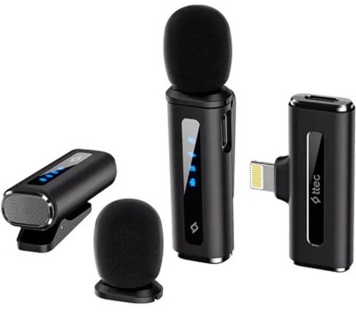 TTEC Беспроводная универсальная микрофонная система петличного типа GoMic Plug&Play Universal Wireless Lavalier Microphone Kit. Цвет: черный