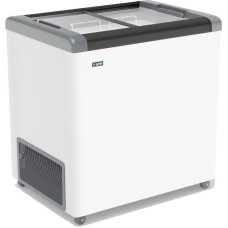 Морозильник GELLAR FG 250 C серый (ларь, стекло)