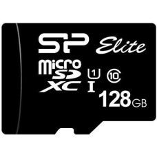SILICON POWER Флеш карта microSDXC 128GB SP128GBSTXBV1V20 Elite w/o adapter