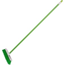 PALISAD HOME Щетка пластмассовая для подметания пола, 27 см, c черенком, 120 см, салатовая щетина, Home Palisad 935455