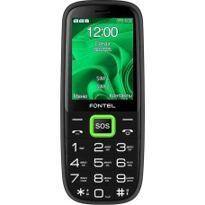 Телефон мобильный FONTEL SP280 черно-зеленый