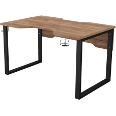 Стол компьютерный ВИТАЛ-ПК Стол игровой Carry-3, ЛДСП, дуб крафт табачный