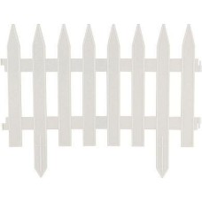 сад GARDENPLAST Забор декоративный GOTIKA белый (4 секции) (007277)