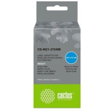 Картридж CACTUS Картридж CS-M21-375499, 9.5мм, черный шрифт, белый фон, 4.9м ( CS-M21-375499