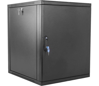 ЦМО Шкаф коммутационный (ШРН-9.350.1-9005) настенный 9U 600x350мм пер.дв.стал.лист 200кг черный 300мм 180град. 479мм IP20 металл