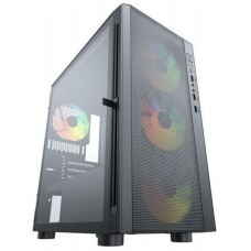 Корпус для ПК ACD Корпус Citadel 104 (AH-TC4GA-0000) 3403 with USB3.0*1+USB2.0*2+HD audio,3*12cm F1 ARGB fans at front(Slave fans) ,1*12cm F1 ARGB fan at rear (Master fan)