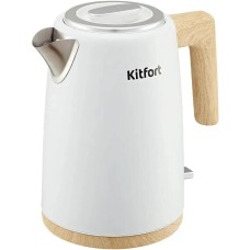 Чайник электрический KITFORT Чайник электрический КТ-6794, 1.7л, нержавеющая сталь/пластик