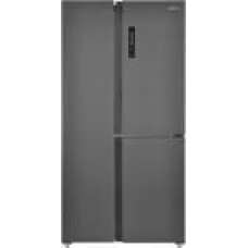 Холодильник Zugel ZRTD459XB черная сталь