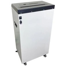 HELEOS Шредер СП65-4 белый/черный (секр.P-4) фрагменты 30лист. 65лтр. скрепки скобы пл.карты CD