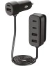 TTEC Автомобильное зарядное устройство 6-в-1 SmartCharger 6in1 PD 90W Car Fast Charger 3 USB-C + 3 USB-A. Цвет: черный