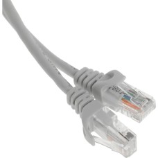 ITK Патч-корд PC01-C5EU-1M UTP RJ-45 вил.-вилка RJ-45 кат.5E 1м серый ПВХ (уп.:1шт)