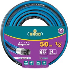 RACO EXPERT, 1/2″, 50 м, 35 атм, четырёхслойный, армированный, поливочный шланг (40302-1/2-50)