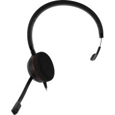 JABRA Наушники с микрофоном Evolve 20 MS Mono черный 1.2м накладные USB оголовье (4993-823-109)