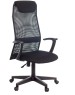 Кресло БЮРОКРАТ Кресло руководителя KB-8 черный TW-01 TW-11 сетка с подголов. крестовина пластик