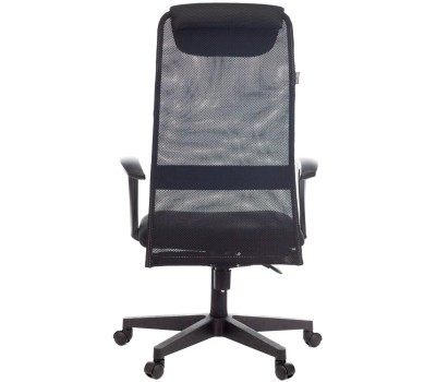 Кресло БЮРОКРАТ Кресло руководителя KB-8 черный TW-01 TW-11 сетка с подголов. крестовина пластик