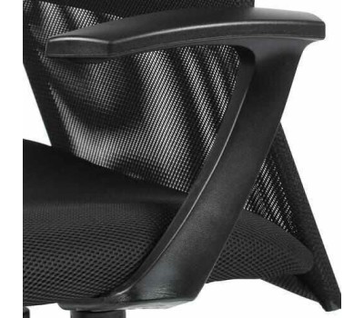 Кресло БЮРОКРАТ Кресло руководителя KB-8 черный TW-01 TW-11 сетка с подголов. крестовина пластик