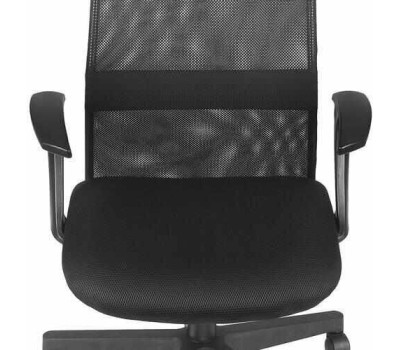 Кресло БЮРОКРАТ Кресло руководителя KB-8 черный TW-01 TW-11 сетка с подголов. крестовина пластик