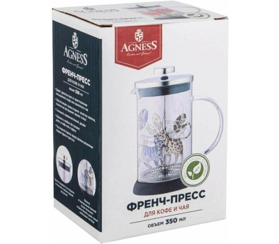 Френч-пресс AGNESS 894-118 350 мл.