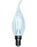 Лампа светодиодная REXANT (604-106) Свеча на ветру CN37 7.5 Вт 600 Лм 4000K E14 диммируемая, прозрачная колба