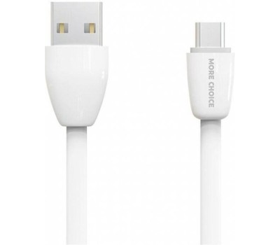 Кабель MORE CHOICE (4627151194561) K20a USB (m)-Type-C (m) 1м белый