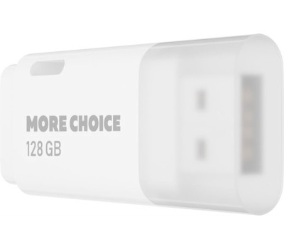 Флэш-накопитель MORE CHOICE (4610196405105) MF128 - белый