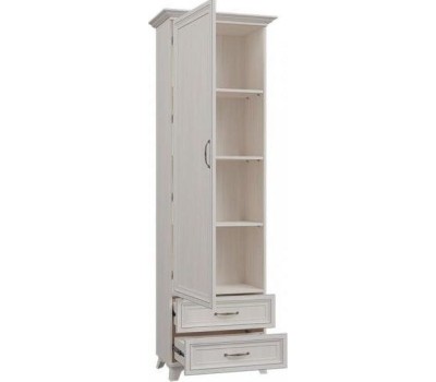 Шкаф МЕБЕЛЬ-КОМПЛЕКС МИРЕЛЛА Шкаф для гостиной одностворчатый Бодега светлый (6 кор)