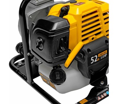 Мотопомпа DENZEL Мотопомпа бензиновая для чистой воды PX25, 52 см3, 1