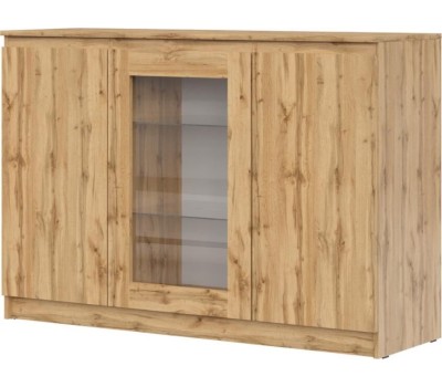 Комод НК-МЕБЕЛЬ STERN комод Т-14(витрина) Дуб Вотан 72678287 (2 кор.)