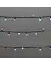 Гирлянда NEON-NIGHT (303-609) Гирлянда Мультишарики 20м, 200LED, диаметр 15 мм, IP44, зеленый провод, свечение мульти (RG/RB), мигание, 230В
