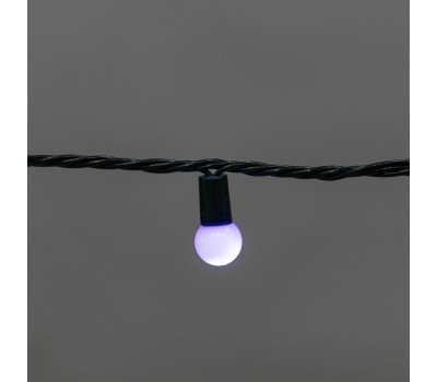 Гирлянда NEON-NIGHT (303-609) Гирлянда Мультишарики 20м, 200LED, диаметр 15 мм, IP44, зеленый провод, свечение мульти (RG/RB), мигание, 230В