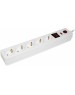 IEK СФ-05К 1.5м (5 розеток) белый (коробка)