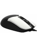 A4TECH Мышь Fstyler FM12S Panda белый/черный оптическая 1200dpi silent USB 3but