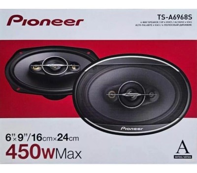 Автоакустика PIONEER TS-A6968S 16x24 см (6x9 дюйм.) коаксиальные четырехполосные