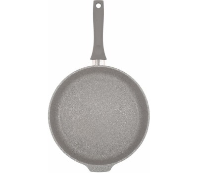 Сковорода KUKMARA Смс283а а/пр литая 28см съемн/руч Светлый мрамор