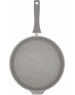 Сковорода KUKMARA Смс283а а/пр литая 28см съемн/руч Светлый мрамор