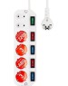 MOST Сетевой удлинитель A10 5м (6 розеток) белый (коробка)