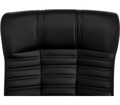 Кресло компьютерное БЮРОКРАТ Кресло руководителя KB-10 черный эко.кожа крестов. пластик