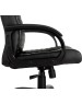 Кресло компьютерное БЮРОКРАТ Кресло руководителя KB-10 черный эко.кожа крестов. пластик