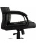 Кресло компьютерное БЮРОКРАТ Кресло руководителя KB-10 черный эко.кожа крестов. пластик