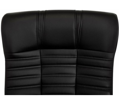 Кресло компьютерное БЮРОКРАТ Кресло руководителя KB-10 черный эко.кожа крестов. пластик