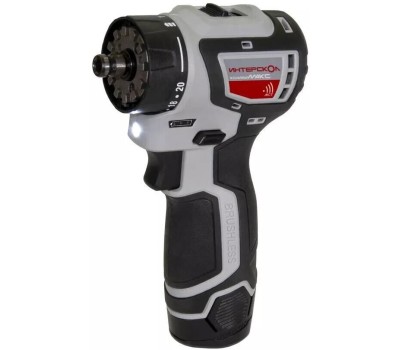 ИНТЕРСКОЛ Дрель-шуруповерт ДА-10/12В 36, 2Ач, с двумя аккумуляторами [687.2.2.77]