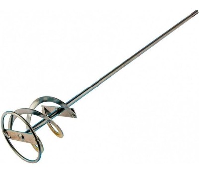 Миксер строительный DENZEL Миксер для красок и штукатурных смесей, 100 х 600 мм, оцинкованный, хвостовик SDS Plus 848837