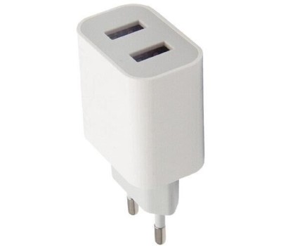 GOPOWER Зарядное устройство 2USB 2.4A 12W 00-00018570 WHITE